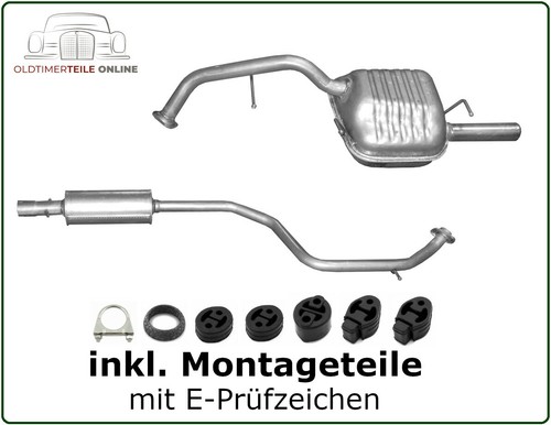 Auspuff set für mazda - auspuff,