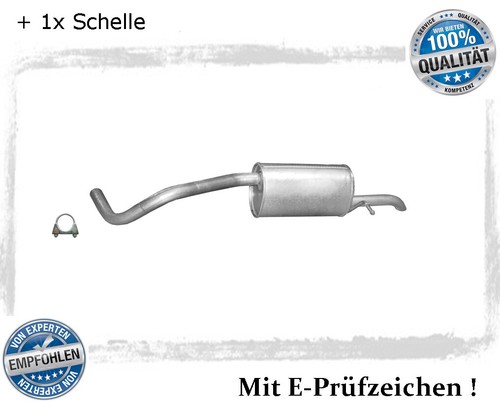 Endschalldämpfer polo 9n - endschalldämpfer, vw