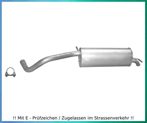 Endschalldämpfer skoda fabia - skoda,