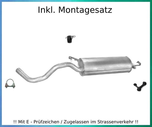 Endschalldämpfer für golf - für, vw