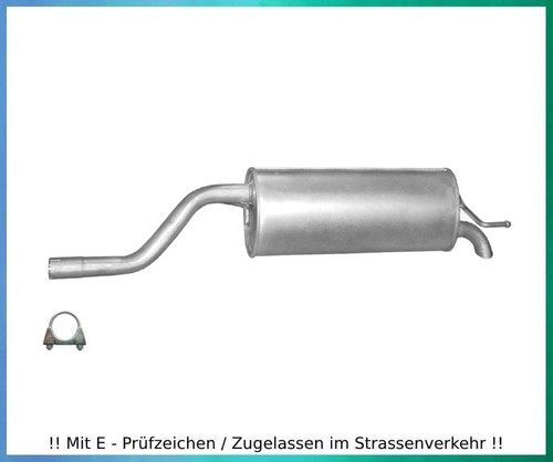 Endschalldämpfer fiat punto - endschalldämpfer,