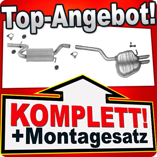 Auspuff für skoda - für, octavia