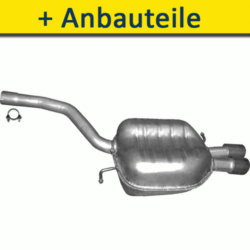 Endtopf auspuff für vw - endtopf,