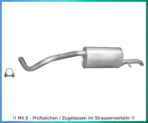 Endschalldämpfer für polo - endschalldämpfer, vw