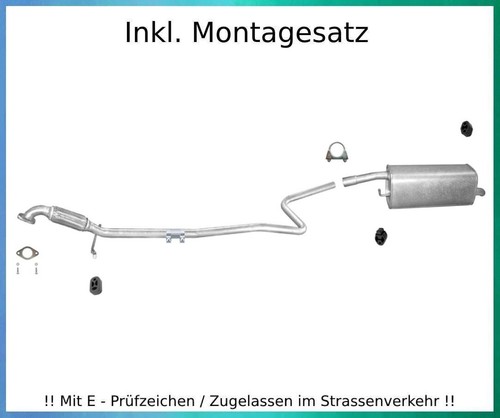 Auspuffanlage ford fiesta - auspuffanlage,