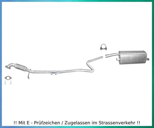 Auspuffanlage für ford fiesta - für,