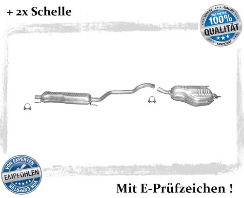 Auspuffanlage für opel - auspuffanlage,