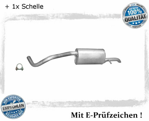 Endschalldämpfer für fox - vw,