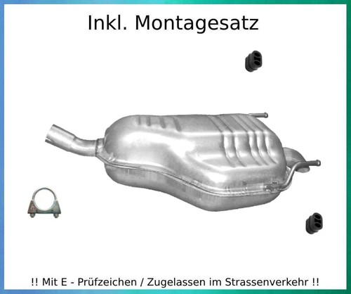 Endschalldämpfer opel zafira - opel,