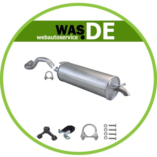 Auspuff endschalldämpfer - endschalldämpfer, vw