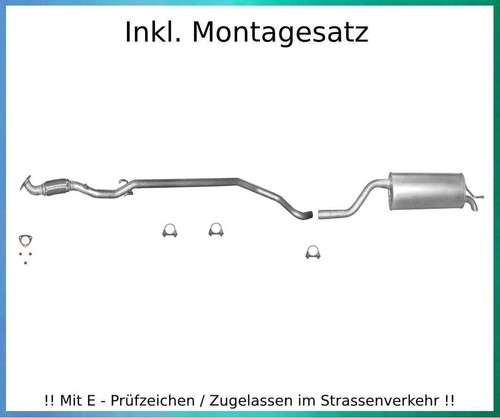 Auspuffanlage kat opel - auspuffanlage,