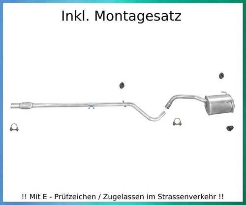 Auspuffanlage für fiat panda - fiat,