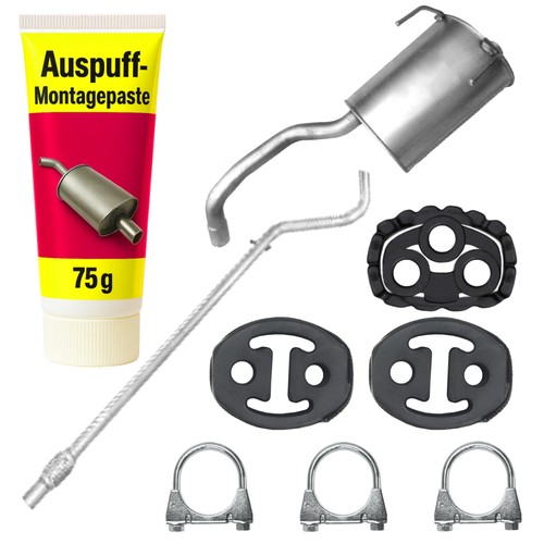 Edex abgasrohr endtopf auspuff - edex,
