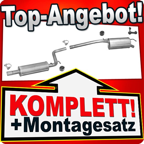 Auspuff für caddy iii - für,