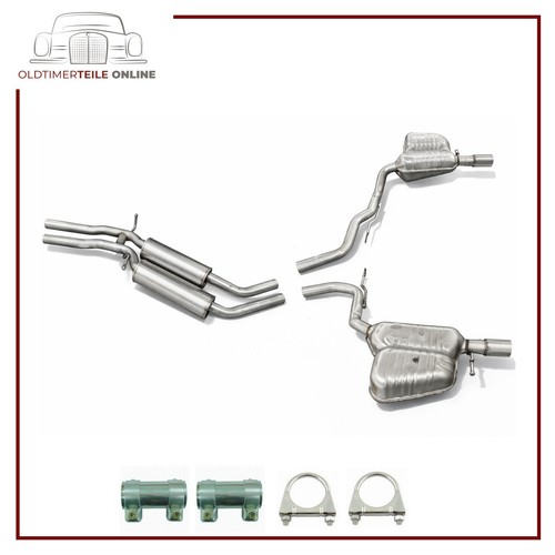 Auspuff set neu für audi - set, +