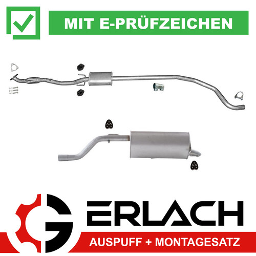 Auspuffanlage für opel corsa - für,