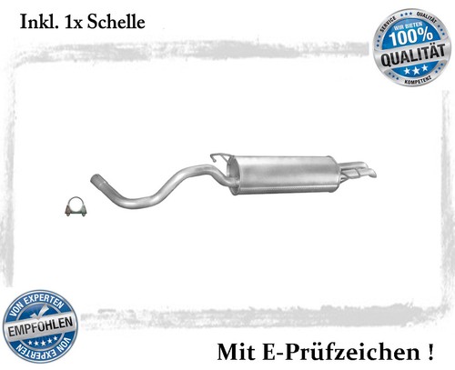 Endschalldämpfer golf iv - vw,