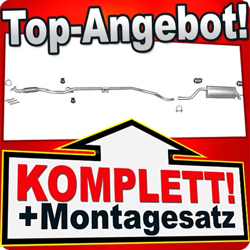 Auspuff für opel corsa - für, 1.2
