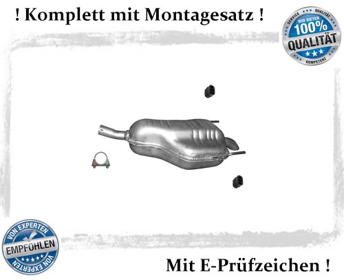 Endschalldämpfer opel astra - endschalldämpfer, h