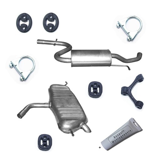 Auspuff mitteltopf endtopf - auspuff, vw