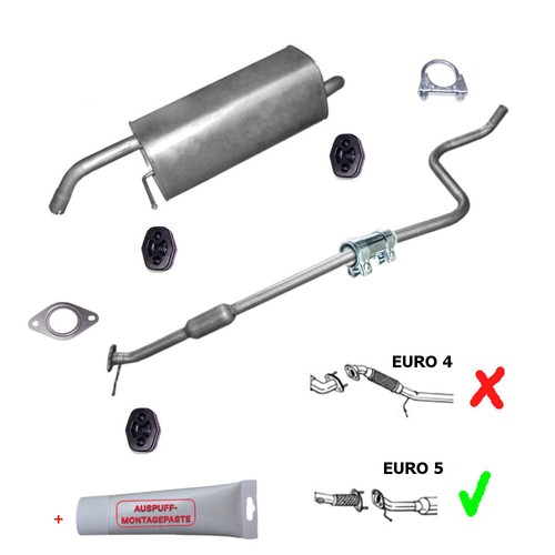 Auspuff montagezubehör kit - montagezubehör,