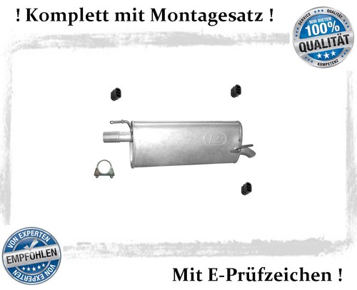 Endschalldämpfer opel meriva - endschalldämpfer,